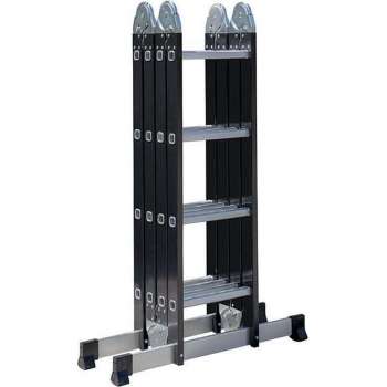 Escalo – Ladder – Multifold – Vouwladder - 2-in-1 – Zwart