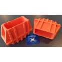 Little Jumbo - Tubesca trapslof Oranje - Ladderdop 2370 - Per 2 stuks