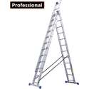 ALDORR Professional 3-delige Reformladder 3x12 - Hoogte 8,40  meter