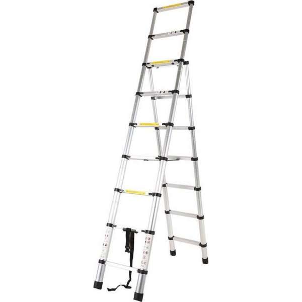 Telescopische Combi Ladder Oversteek/Reformladder - 2,6M + 2M