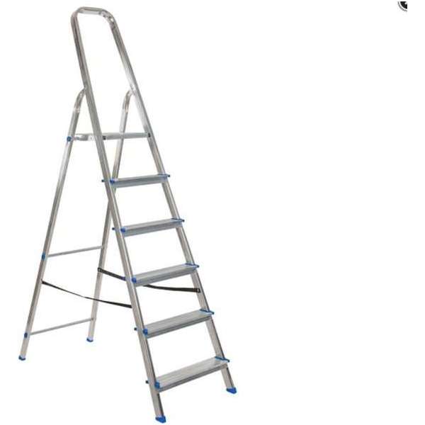 Easy Step Aluminium trapladder 6 treden