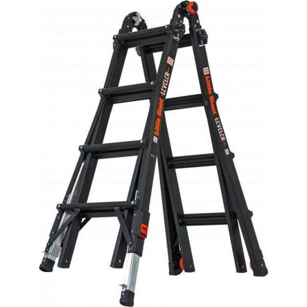 Little Giant Black Pro Leveler Vouwladder -  4x6 Sporten