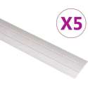 vidaXL Vloerprofielen 5 st 134 cm aluminium goudkleurig