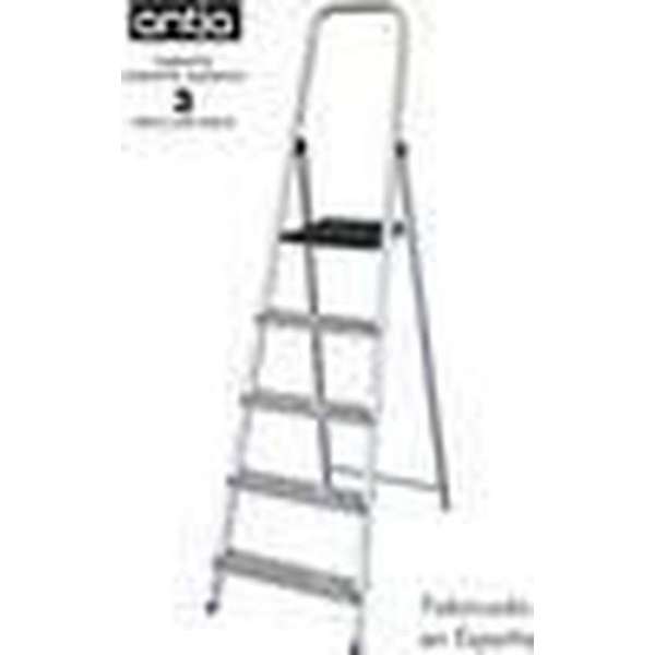 Opvouwbare ladder met 5 tredes (175 x 45 x 12 cm)