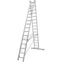 Alumexx Reformladder 2x16 sporten - Inclusief stabiliteitsbalk - Werkhoogte 8.37m