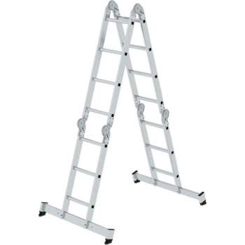 Günzburger ladder - Aluminium - Multifunctioneel - 2x3 + 2x4