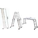 Ladder / Werkladder met Werkplatform - Aluminium - 4 x 3 Treden