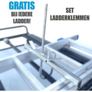 Set Universele ladderklemmen 42 cm. -  treden