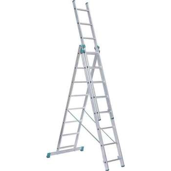 Eurostairs Home Driedelige Reformladder - 3x8 Treden