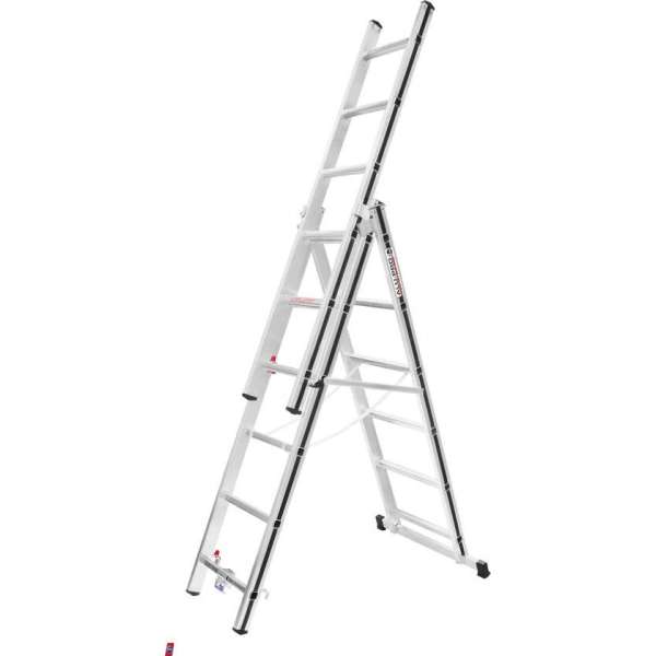 Alu Pro Reformladder driedelig 3x10