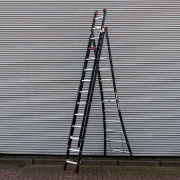 Altrex Nevada Reformladder 3x12 sporten - Anti Slip - Werkhoogte 5.35m