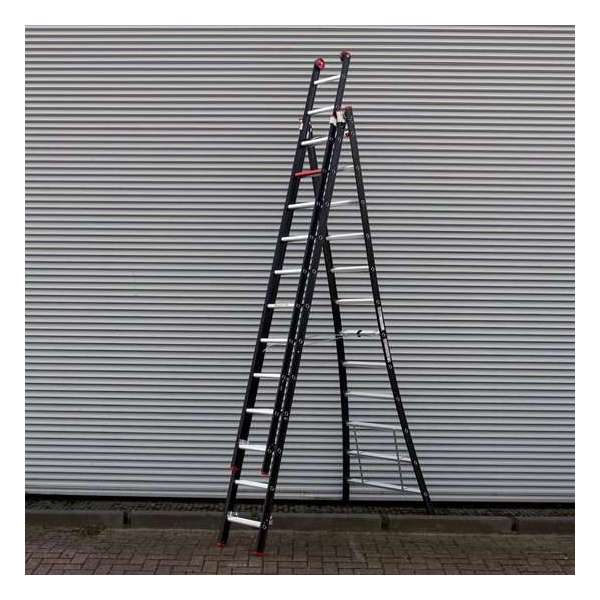 Altrex Nevada Reformladder 3x12 sporten - Anti Slip - Werkhoogte 5.35m