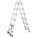 Diggers telescopische ladder, 3,8m , 2x6 treden