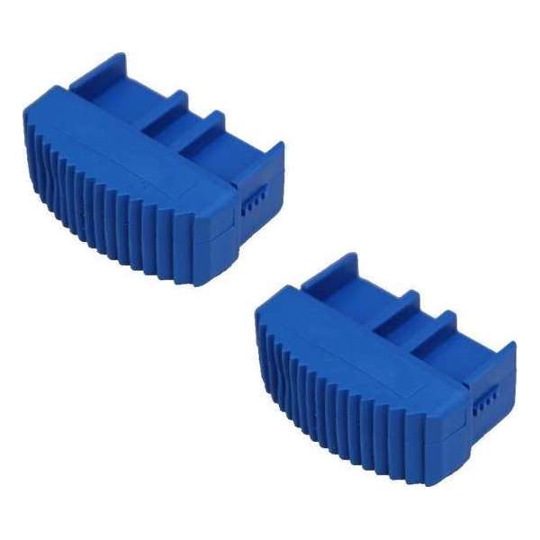 Solide Laddervoet / Ladderdop 65mm - 2 stuks - Blauw