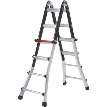 Altrex Varitrex Teleprof  Telescopische vouwladder - Telescopisch - 4x4 sporten - Werkhoogte 5m