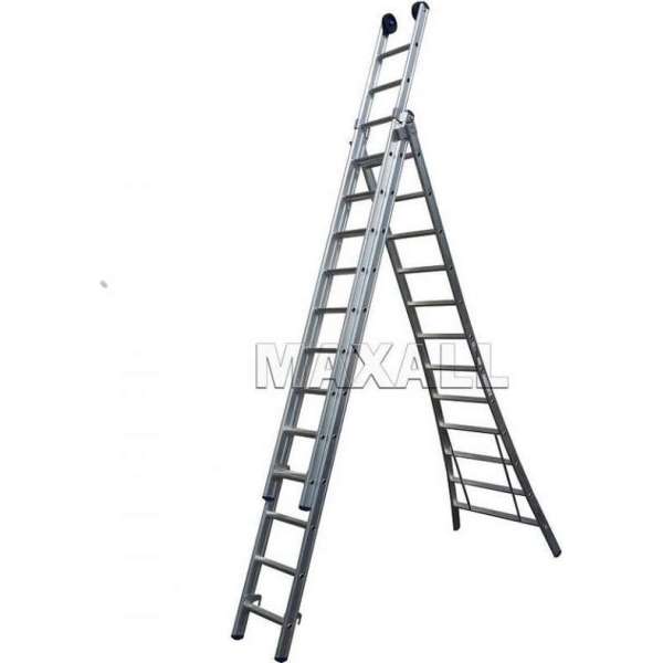 Maxall Reformladder driedelig 3x9 sporten