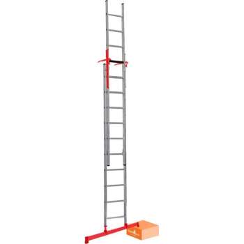 Smart Level Ladder Schuifladder Pro met Leveling Systeem en met Topsafe Systeem 2 x 14 treden