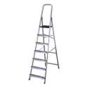 Opvouwbare ladder met 7 tredes (222 x 50 x 12 cm)