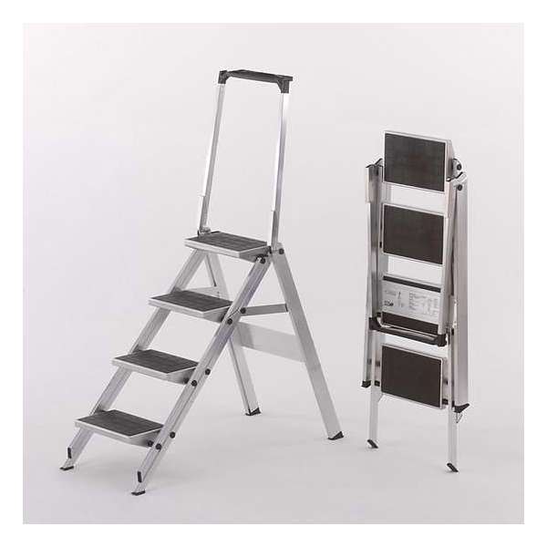 Little Jumbo trapladder met 4 treden en veiligheidsbeugel