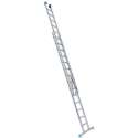 Eurostairs Reform ladder dubbel recht 2x12 sporten + gevelrollen