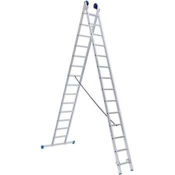 Eurostairs Reform ladder dubbel recht 2x8 sporten