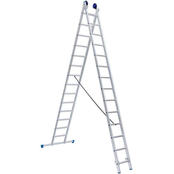 Eurostairs Reform ladder dubbel recht 2x8 sporten