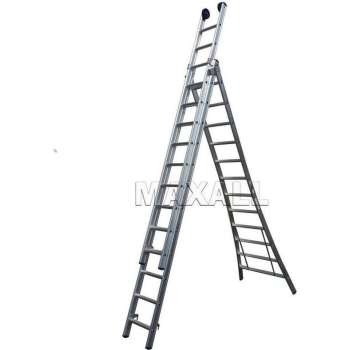 Maxall Reformladder driedelig 3x7 sporten