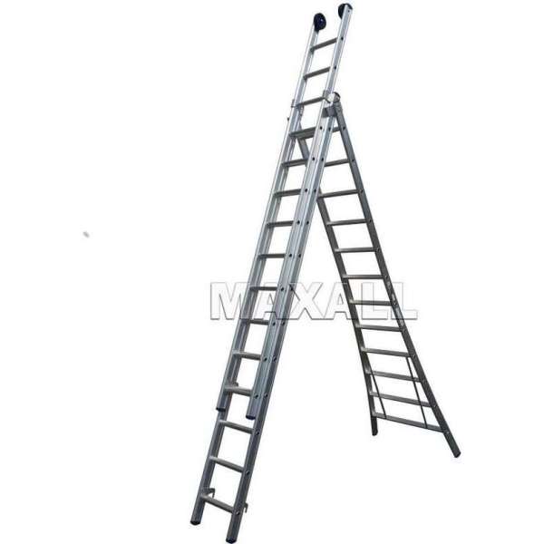 Maxall Reformladder driedelig 3x7 sporten