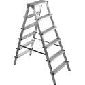 DRABEST dubbelzijdige trapladder, 2x7 treden