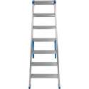 Escalo – Industriële trapladder  – Sparta Duo – Aluminium – 2x7 treden – 150 cm