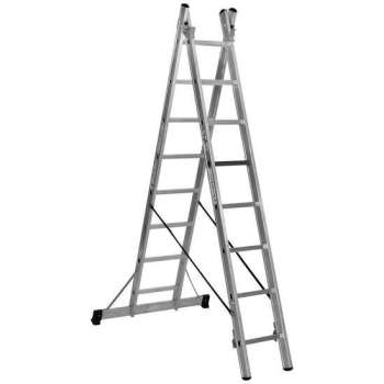 Professionele Reformladder 2-delig 2 x 8 treden