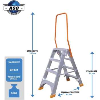 VGS Dubbele trap - 4 Treden
