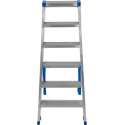 Escalo – Industriële trapladder  – Sparta Duo – Aluminium – 2x6 treden – 129 cm