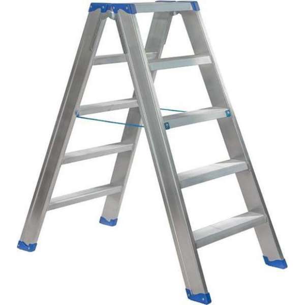 Escalo – Industriële trapladder  – Sparta Duo – Aluminium – 2x5 treden – 108 cm