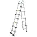 Diggers telescopische ladder, 5,0m , 2x8 treden