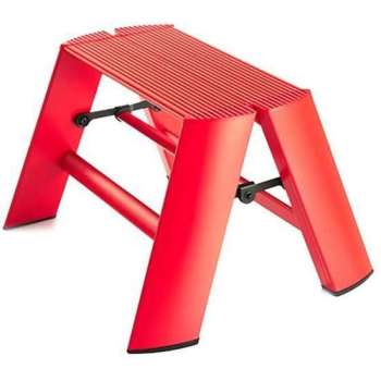 Hasegawa Design Trapladder - Rood - 1-staps - Lucano ML