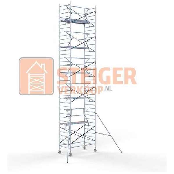 Rolsteiger Standaard 135x250 12,2m werkhoogte enkele voorloopleuning