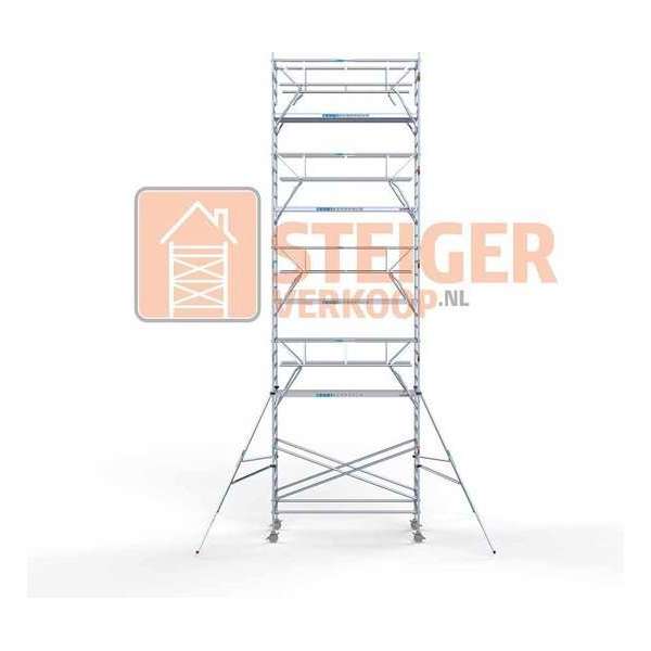 Rolsteiger Standaard 135x305 11,2m werkhoogte + dubbele voorloopleuning