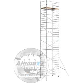 Basic rolsteiger 135 x 12,2m werkhoogte en  lengte platform