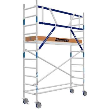 Basic rolsteiger 75 x 4.2 mtr AGS-PRO voorloopleuning en  lengte platform