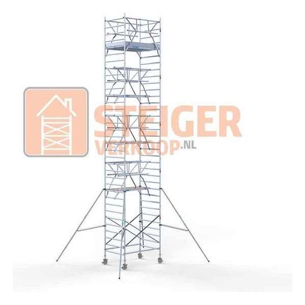 Rolsteiger Standaard 135x190 11,2m werkhoogte + dubbele voorloopleuning