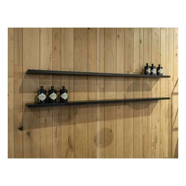 Eiken wandplank nature geolied 160 cm - Schuurvondst - x25x32