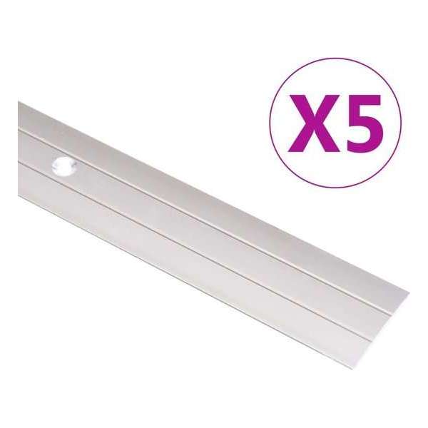 vidaXL Vloerprofielen 5 st 90 cm aluminium goudkleurig