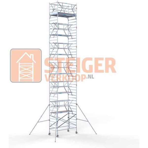 Rolsteiger Standaard 135x250 14,2m werkhoogte + dubbele voorloopleuning