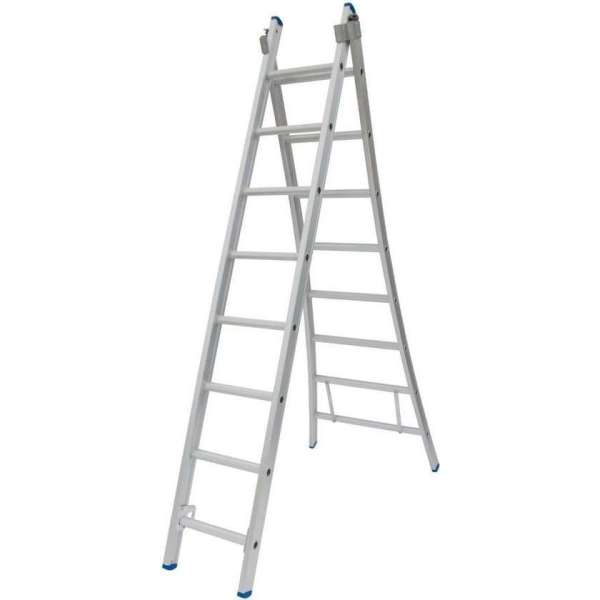 Ladder Type CB dubbel uitgebogen 2x8 sporten