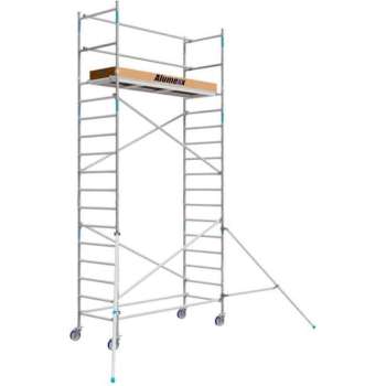 Basic rolsteiger 75 x 6,2m werkhoogte en  lengte platform