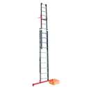 Smart Level Ladder Schuifladder Premium met Levelings Systeem en met Topsafe Systeem 2 x 12 treden