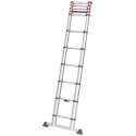 Hailo T80 FlexLine Telescoopladder - 11 treden - Aluminium