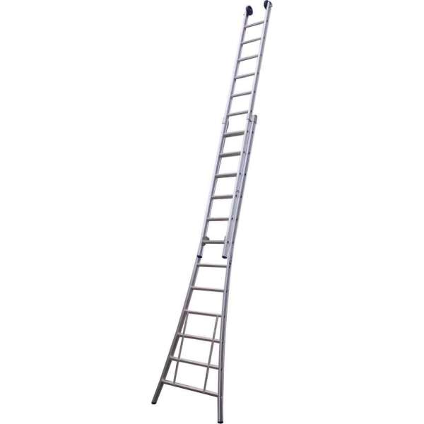 Reform ladder 2x10 uitgebogen geanodiseerd