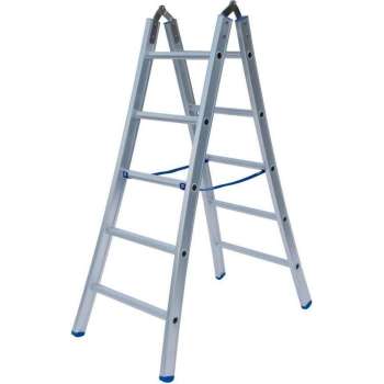 Scharnierladder Type B dubbel uitgebogen 2x5 sporten